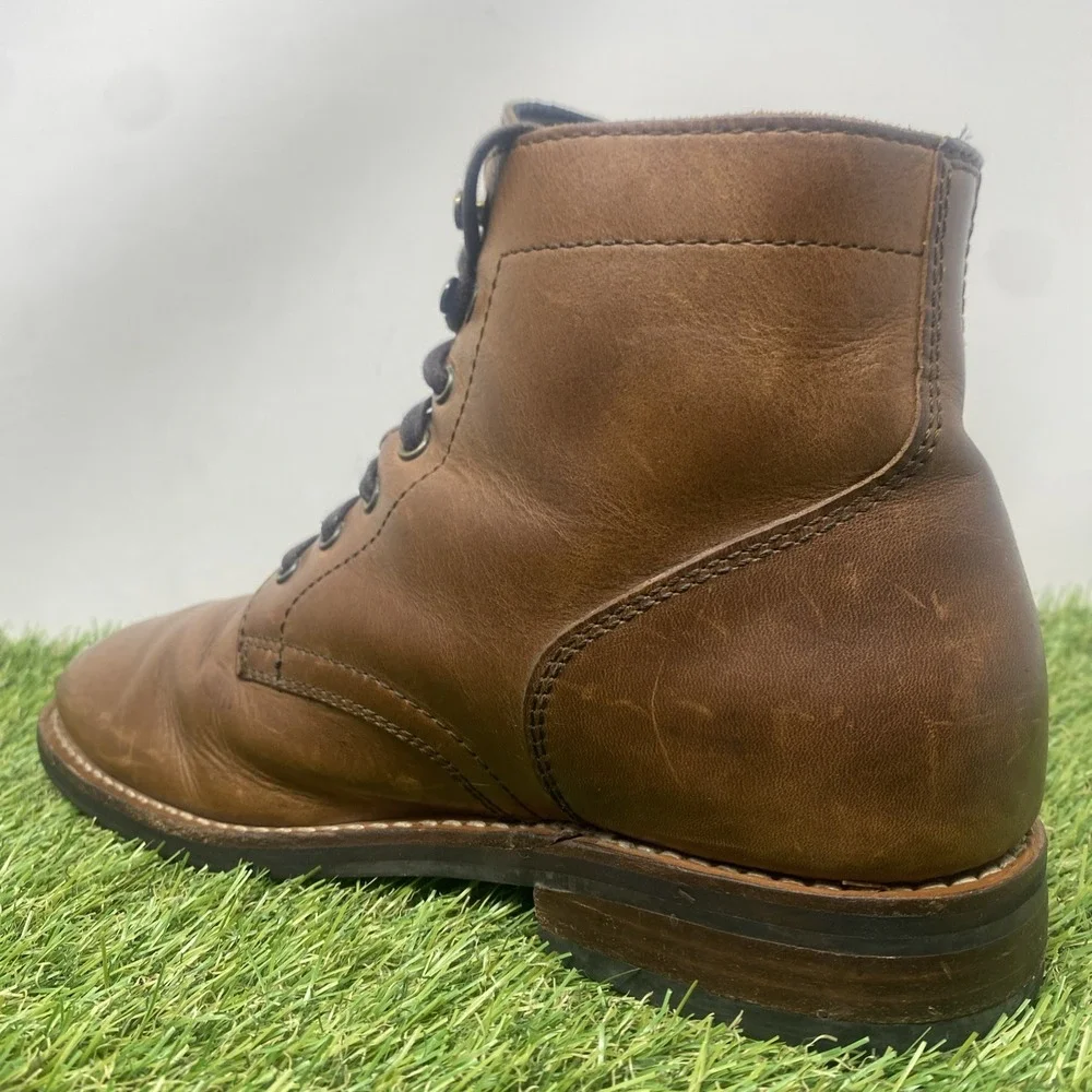 Thursday Boot Company President Boots Brown Leather Casual Preppy Men's Size 10